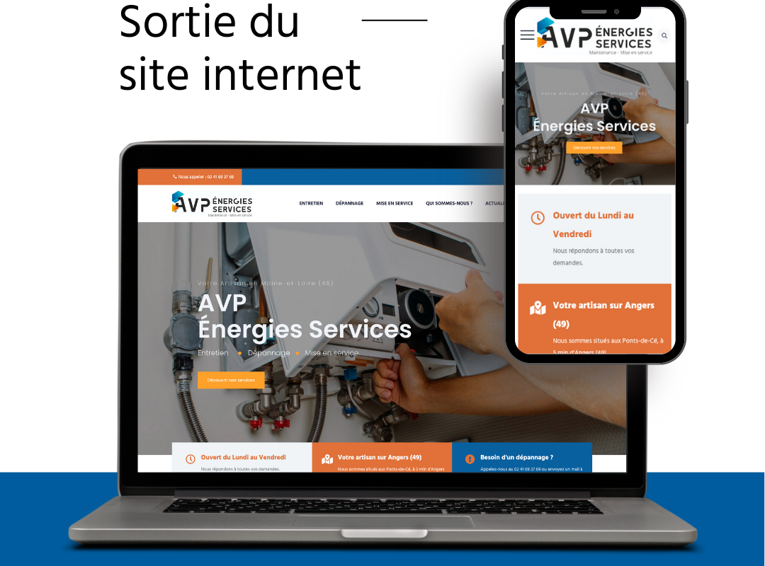 Site internet AVP énergies services